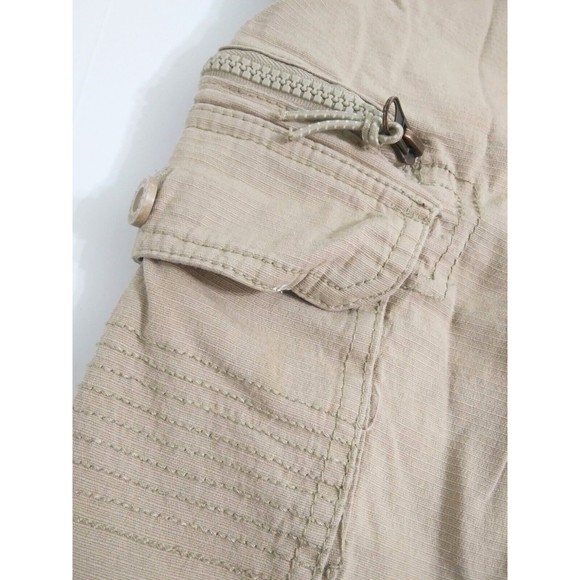Airwalk Men's Size 30 Khaki Cargo Pockets Zip Ripstop Outdoors Hiking - Picture 2 of 9